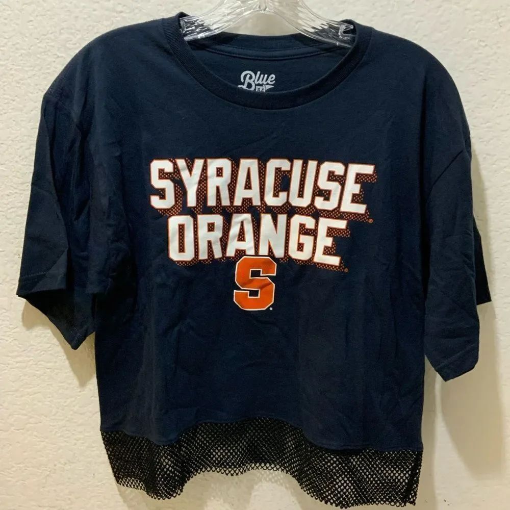 NWOT Syracuse orange Navy Blue Athletic T-Shirt College